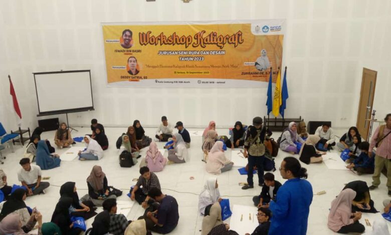 Jurusan Seni Rupa dJurusan Seni Rupa dan Desain ISBI Aceh Adakan Workshop Kaligrafian Desain ISBI Aceh Adakan Workshop Kaligrafi